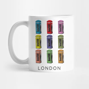 Now You&#39;re Talking in a Red London Telephone Box Mug